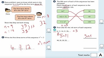 KS3 Maths White Worksheet Video Tutorial Solutions GCSE 9-1 Maths Foundation Tier Grade 3/4