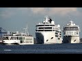 VIKING CRUISES 25 Years | awesome formation sailing of VIKING MANI, POLARIS &amp; MARS in Amsterdam | 4K