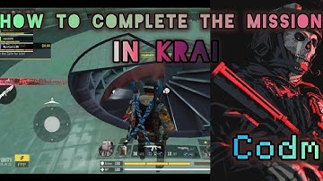 How to complete codm krai mission full tutorial