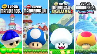 Powerful Items in some 2D Mario Games