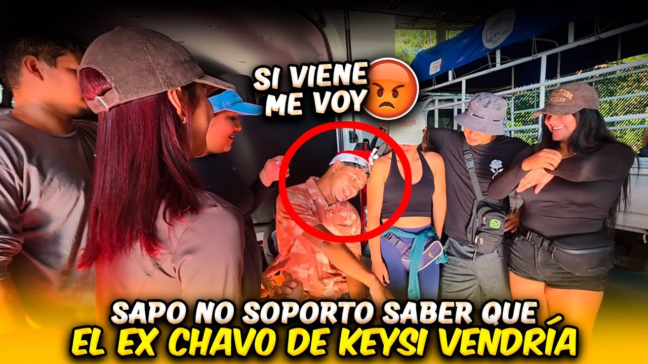 Miren como Sapo cela a su chava Keysi al darse cuenta que vendría esta persona