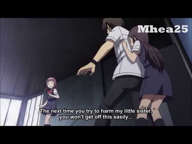 Charlotte - Otosaka Yu save his little sister Ayumi class=