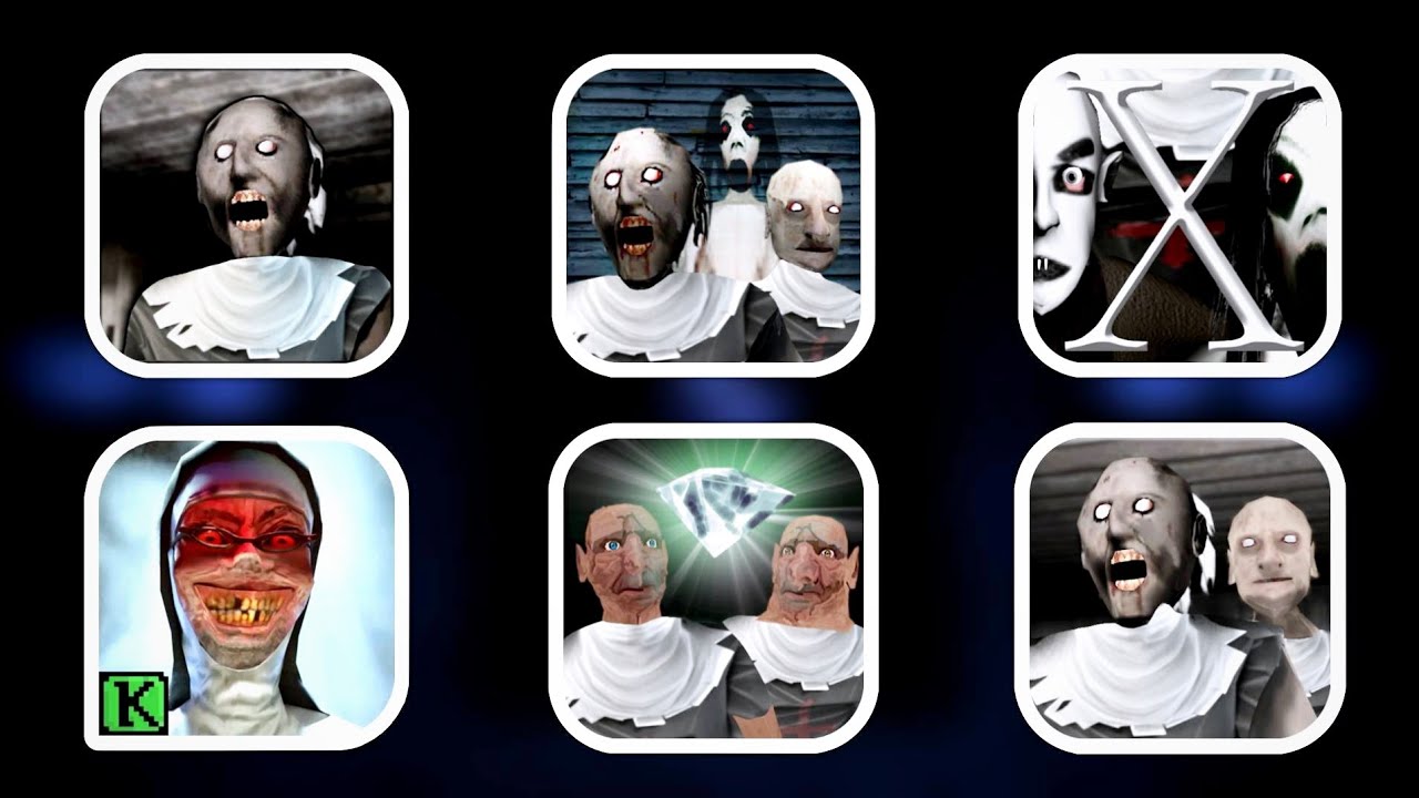 Dvloper All Games In Evil Nun Atmosphere | Granny 1 2 3, The Twins New Update