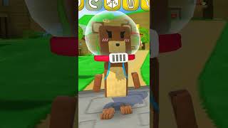 Super Bear Turns Into Spongebob Sandy Cheeks