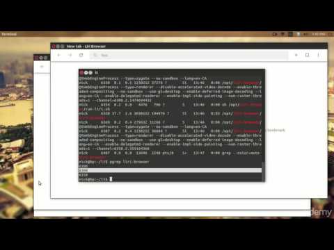 How to view the entire list of processes and closing applications