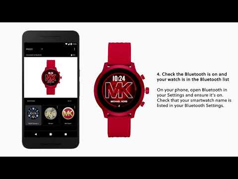how to reset a mk smartwatch