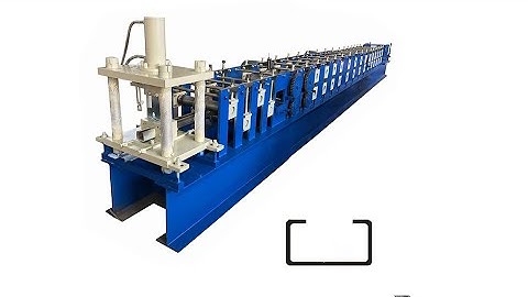 3.5 mm C purlin roll forming machine C beam steel roll forming machine for Ukraine
