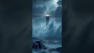 The Loneliest Job in the World 🌊😲 #facts #lighthouse #ytshorts