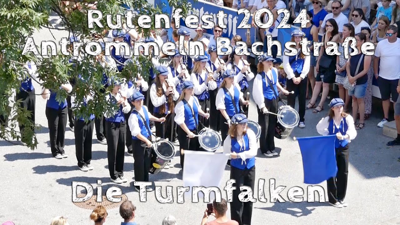 Rutenfest 2024 - Antrommeln Bachstraße - Die Turmfalken