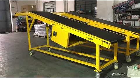 YiFan High Quality Low Cost Economic Truck Loading Conveyor Video