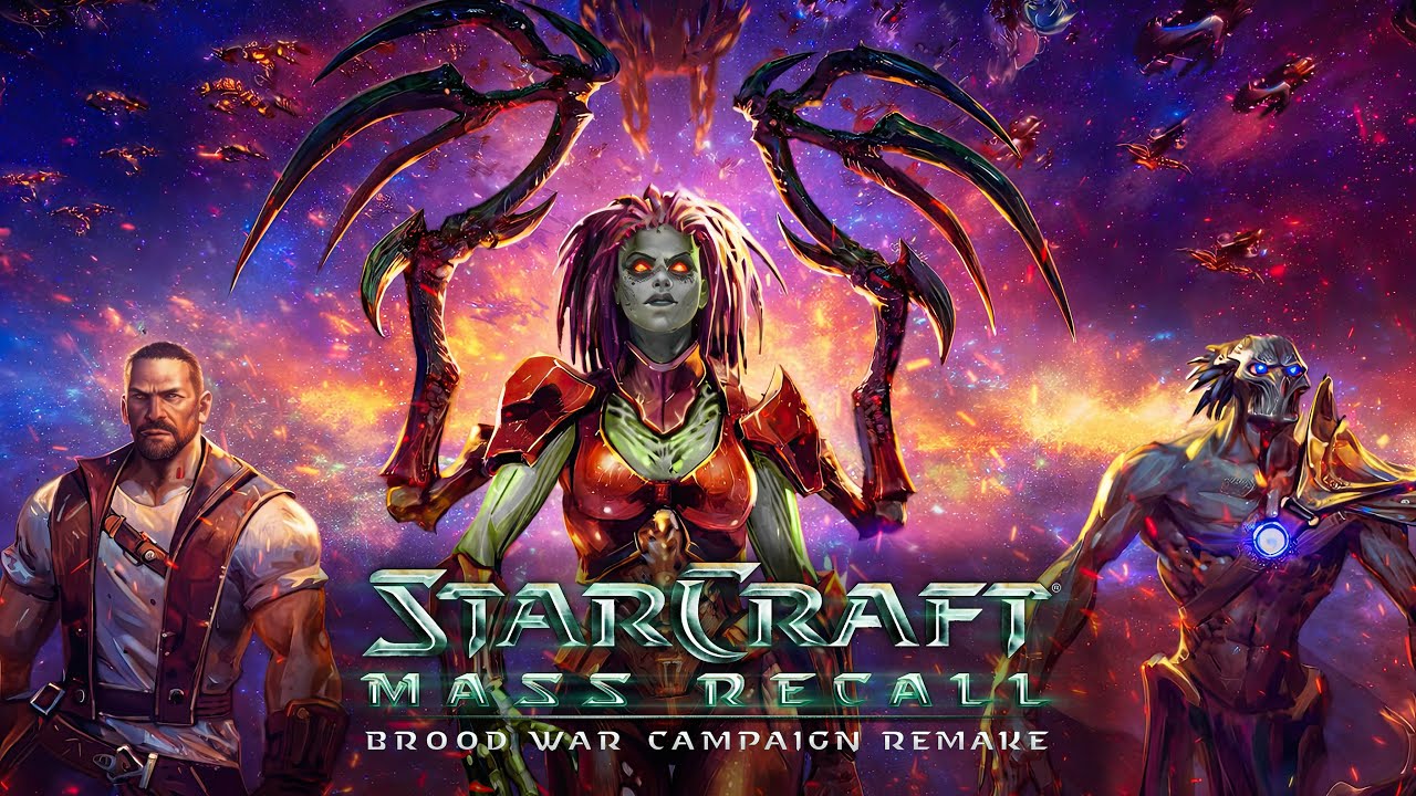 StarCraft 1 & Brood War Remake (Mass Recall) | Full Story & All Missions