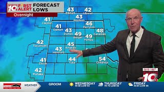 Doppler Dave shares what we can expect Wednesday, later this week