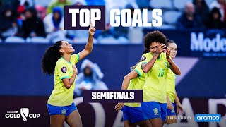 W Gold Cup | Top Goals Semifinals | Presented by Aramco