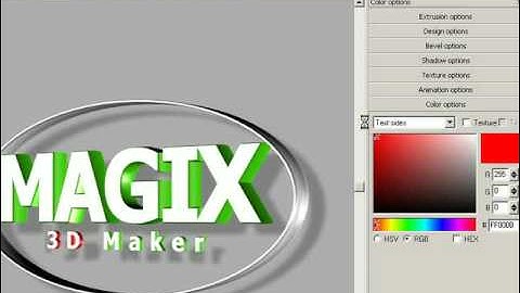 MAGIX 3D Maker (Français) - Tutorial Part 1