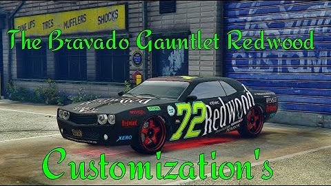 Grand Theft Auto 5 Bravado Gauntlet Redwood Customization  First Person View Xbox One