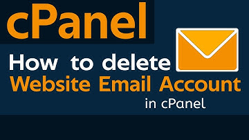 How to delete website email account in Cpanel 2025