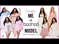 $400 Plus Size Boohoo Haul| Me vs The Model| Size 20 vs Size 12| Try-on Haul