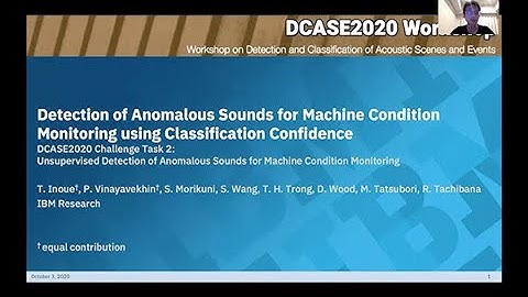 DCASE 2020 Workshop, ID 40, Tadanobu Inoue et al.