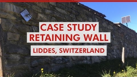 Platipus Case Study - Retaining Wall - Liddes, Switzerland