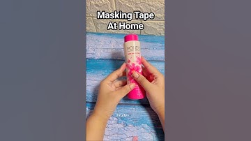 Homemade masking tape/ Amazing Hacks with powder #shorts #lifehacks #fruity