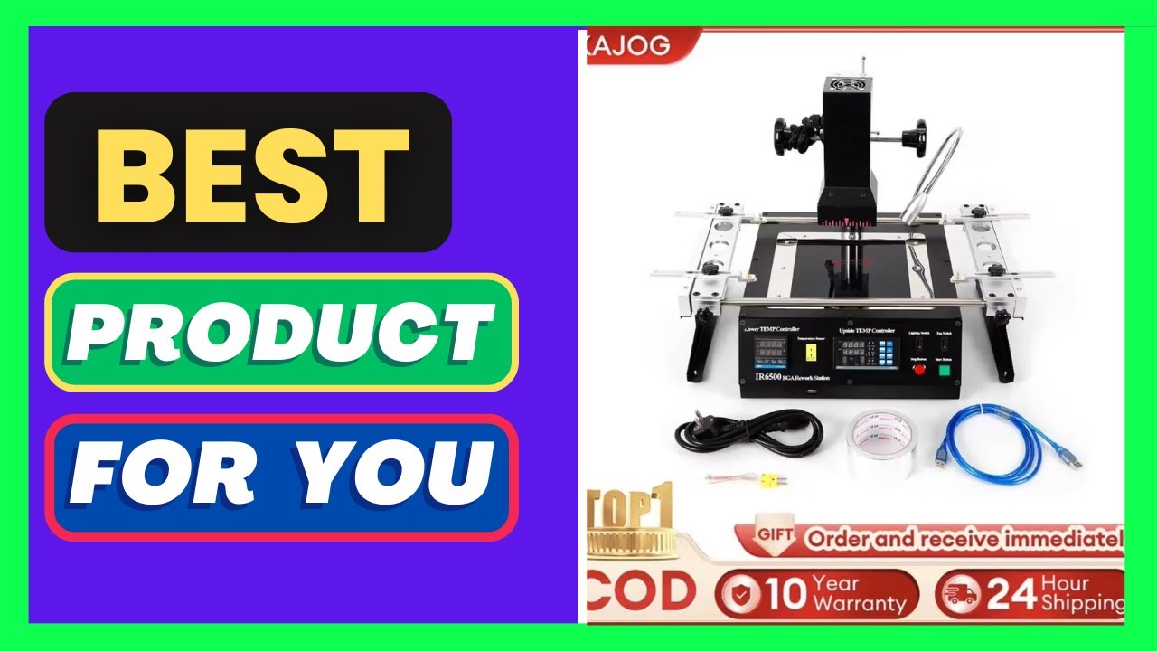 IR6500 BGA Rework Station Infrared Solder Welder System with