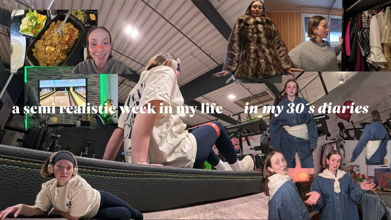 a semi realistic week in my life ☆ workout routine I day off I family time