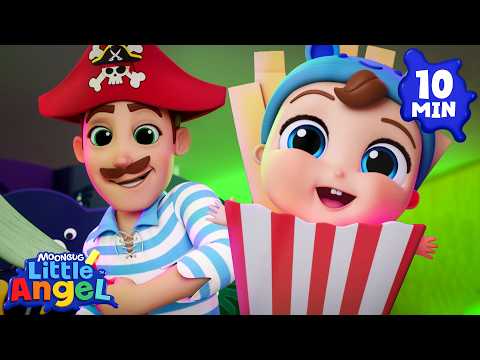 My Halloween Costume Song 🎃 Trick or Treat! | Little Angel Nursery Rhymes & Kid Songs