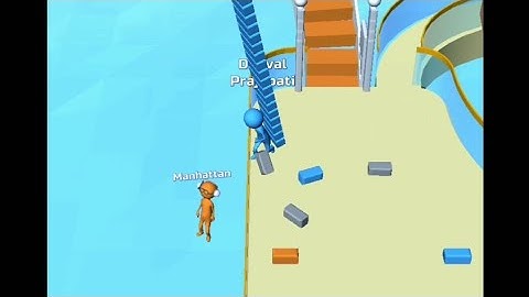 Bridge Race : Full level gameplay (Level 3) HD Walkthrough video