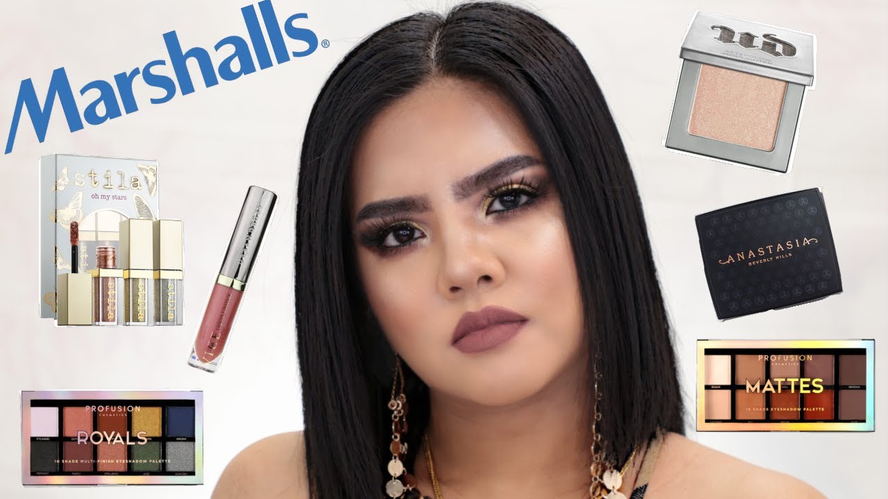 FULL FACE OF MARSHALLS MAKEUP