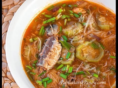 Sardines with Misua and Patola | Panlasang Pinoy