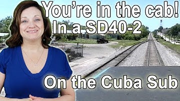 Ride with the engineer in a Burlington Northern SD40-2! On the BNSF Cuba Sub.