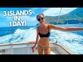 3 Islands in ONE DAY?! The Aeolian Islands Part 2 - Salina, Panarea, Stromboli in Sicily, Italy