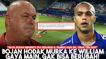 SHOCKED! Bojan Hodak is furious with William Marcilio at Persib: "I asked him to change, but he w...