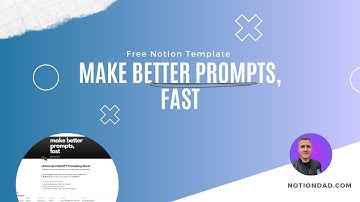 ChatGPT Prompt Sheet: Free Notion Template