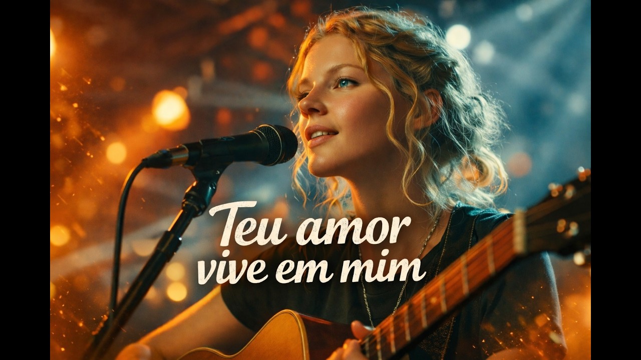 Teu Amor Vive em Mim — Louvor Sobre o Amor de Deus | Música Cristã Emocionante #louvor #fe #deus