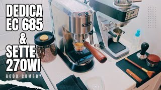 DeLonghi Dedica EC685 & Baratza Sette 270Wi, Best Espresso Shot?☕🖤