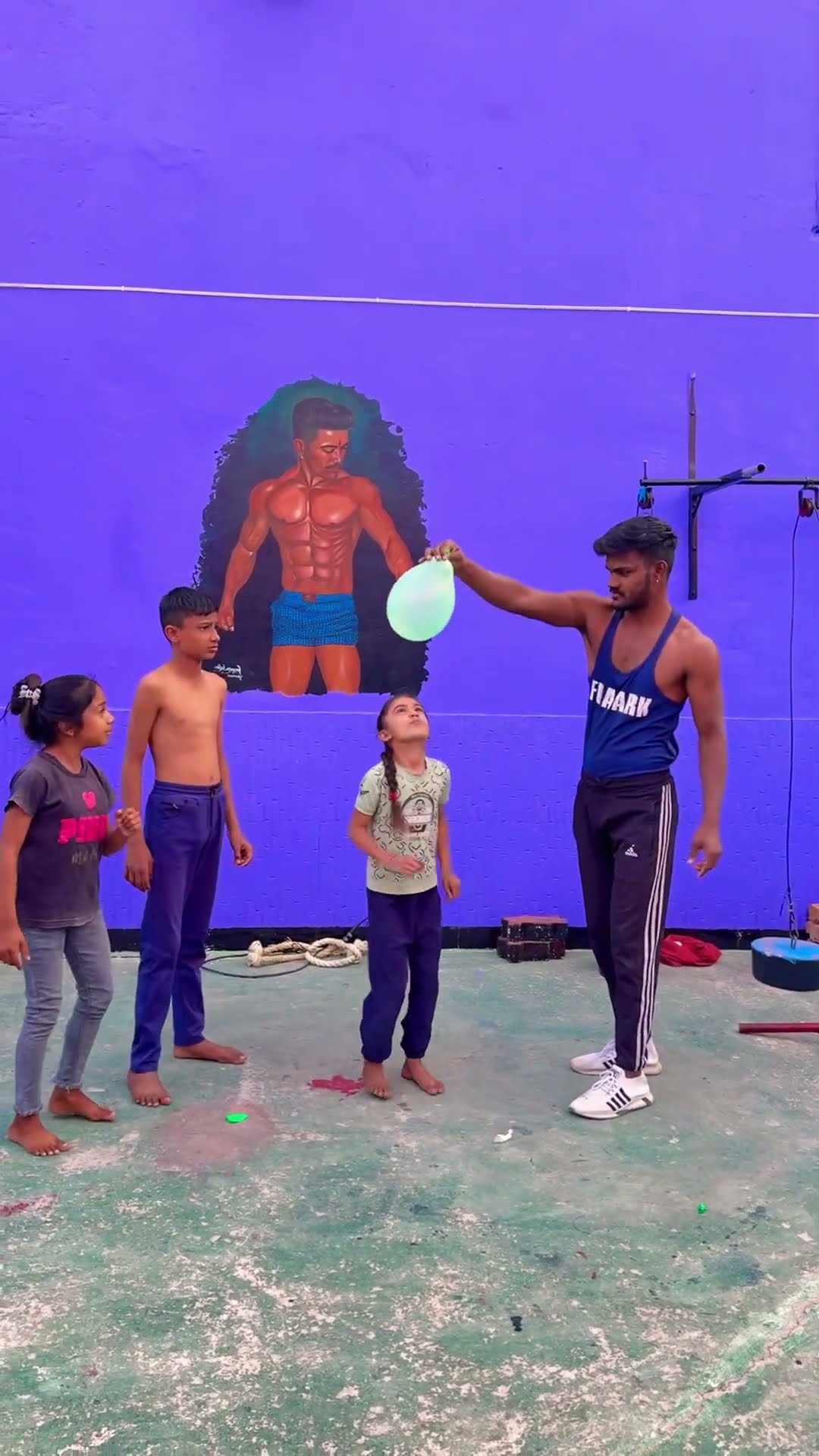 Playing games with balloons ??? #funny #shortvideo