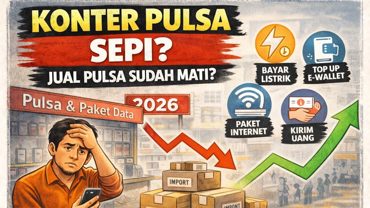 Konter Pulsa Sepi di 2026? Ini Cara Selamatkan Bisnisnya!