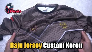 KAOS JERSEY POLYESTER CUSTOM KEMHAN, COCOK UNTUK OLAHRAGA | UNBOXING | DUNIA BONGKAR