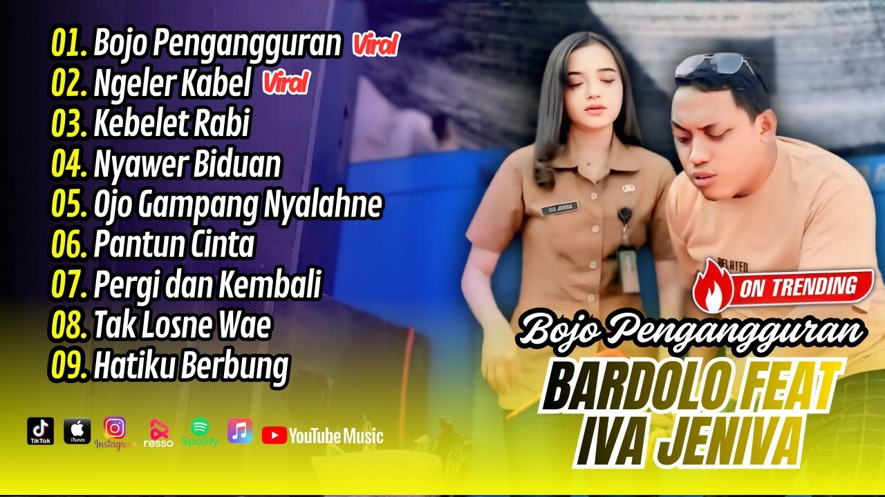 Iva Jeniva (Bu Lurah) Ft Bardolo - BOJO PENGANGGURAN - NGELER KABEL || FULL ALBUM DANGDUT KOPLO