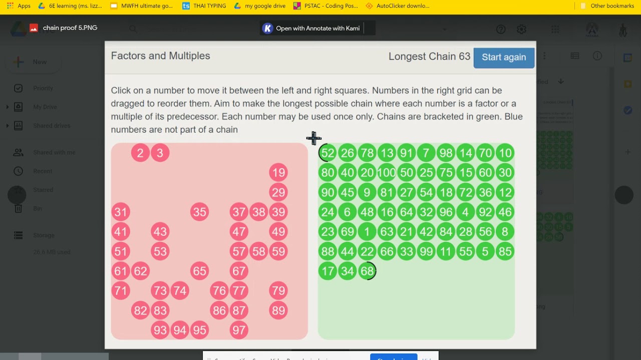 Longest Factors And Multiples Chain YouTube longest-factors-and-multiples-chain-youtube