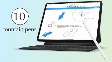 Top 10 digital fountain pens in handwriting apps | notes app