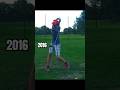 Golf swing 5 years later golfshorts golf