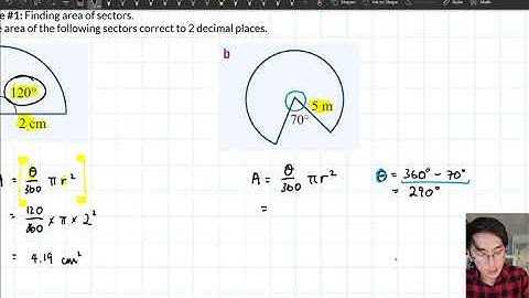 Year 8 MaSciA - Measurement - Area of Sectors and Composite Shapes