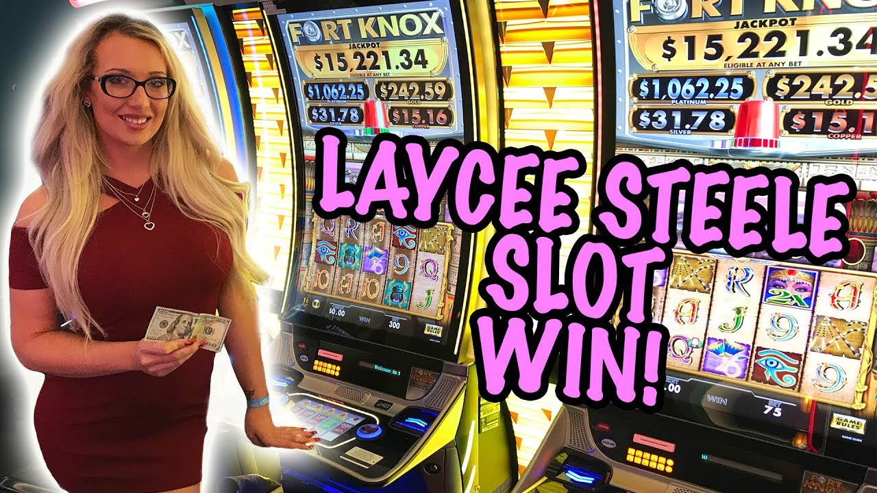 $100 Fort Knox Slot Machine WIN with Laycee Steele | Slot Ladies