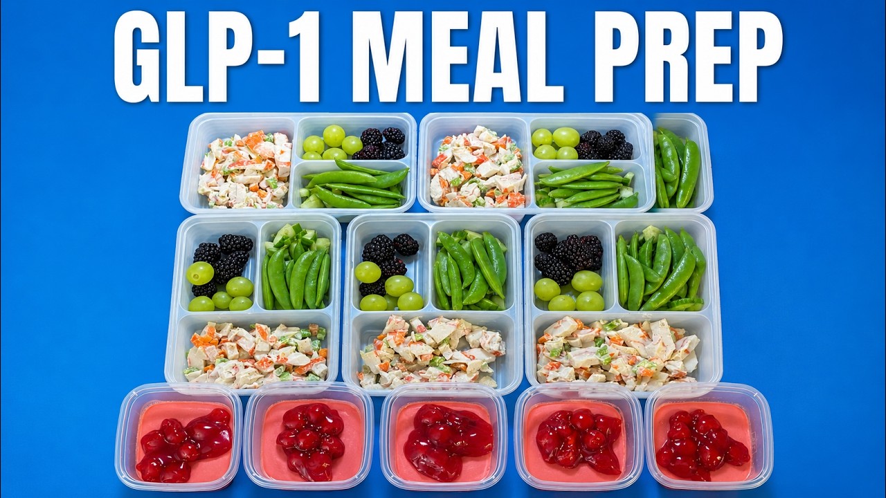 GLP-1 Breakfast and Lunch Meal Prep | Update on 15 mg Mounjaro #glp1  #tirzepatide #mealprep #recipe - YouTube