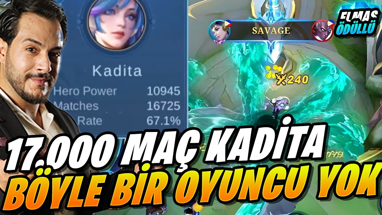 17,000 MAÇ Kadita !! Böyle Bir Oyuncu YOK!! - DÜNYA KAFAYI YEDİ - Mobile Legends En İyi Oyuncular