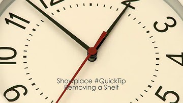 How to Remove a Shelf | #QuickTip from Showplace