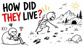 How did primitive humans overcome boredom?