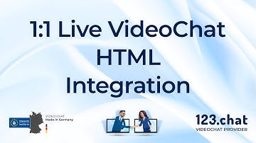 1:1 Live VideoChat HTML Integration